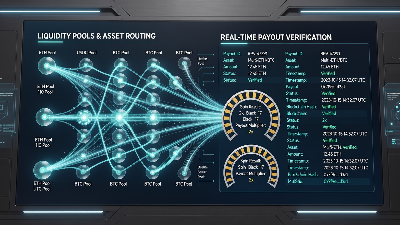 Visualisierung der Verifizierungsprozesse in Multi-Asset-Roulette-Netzwerken